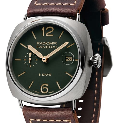 panerai pam736 dial green.